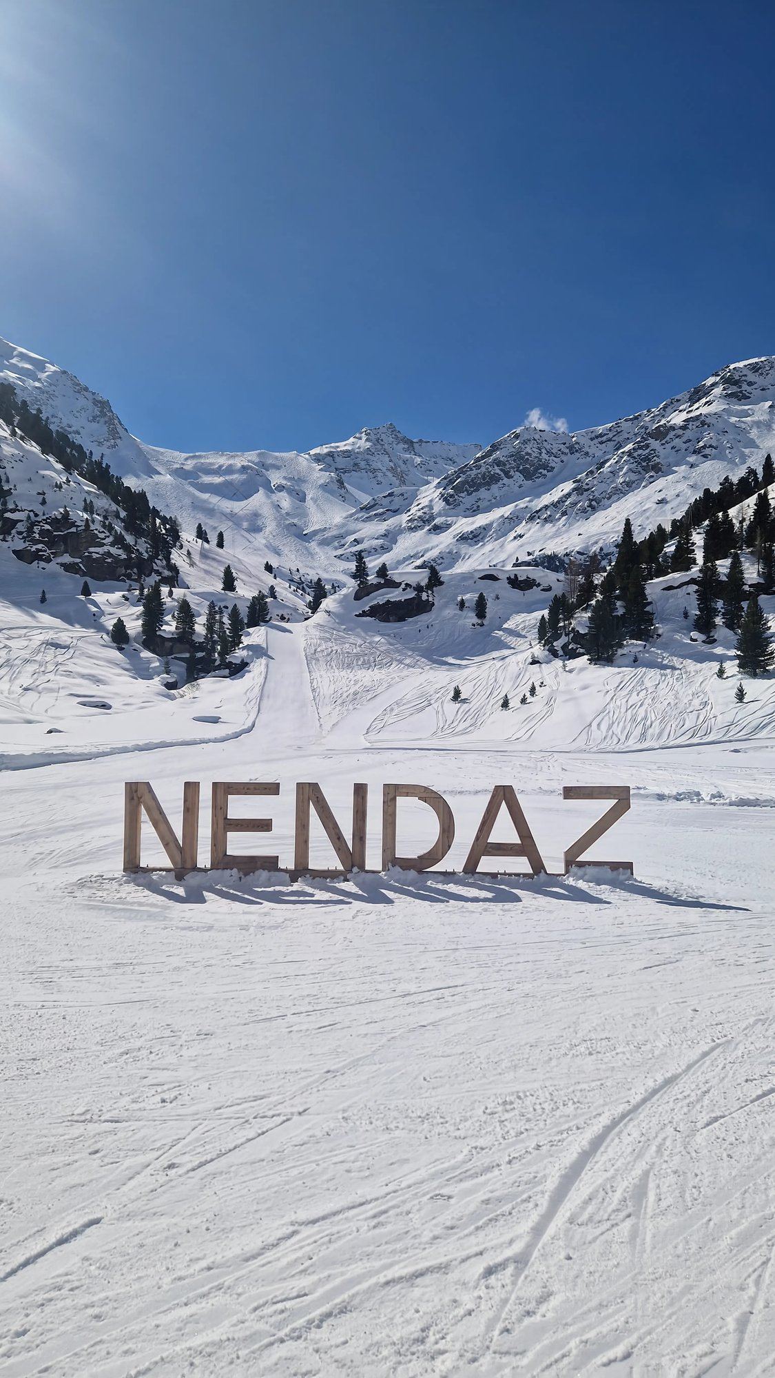 Sculpture NENDAZ dans le domaine skiable des 4 Vallées